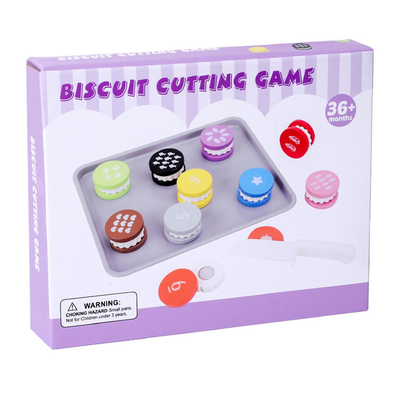 Kids Toys Kitchen Set - Ahşap Oyuncak Gıda Kurabiye Seti, Çocuklar