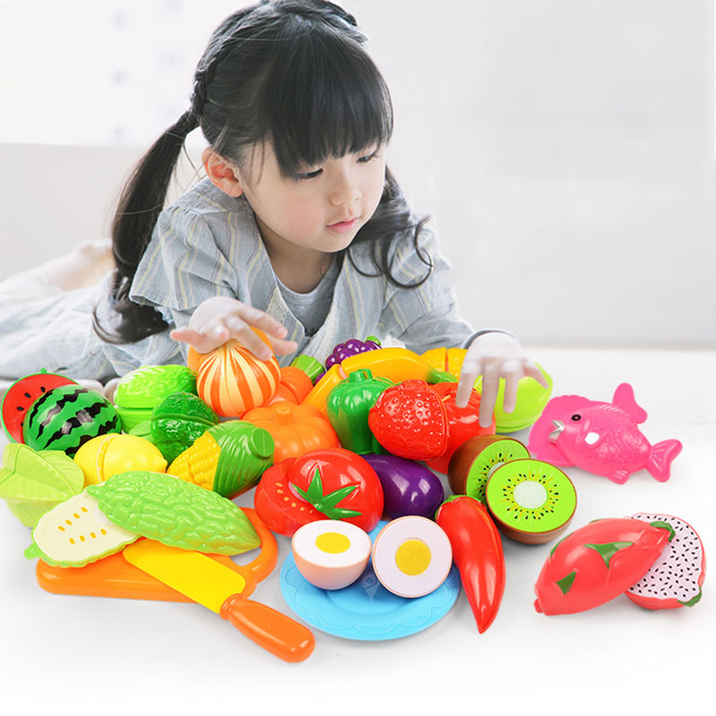 Kids Toys Kitchen Set - Çocuklar İçin Meyve ve Sebze Kesme