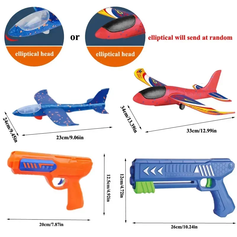 Çocuklar 24/34cm köpük uçak oy - Catapult Launcher Toy incelemesi ve fiyatı